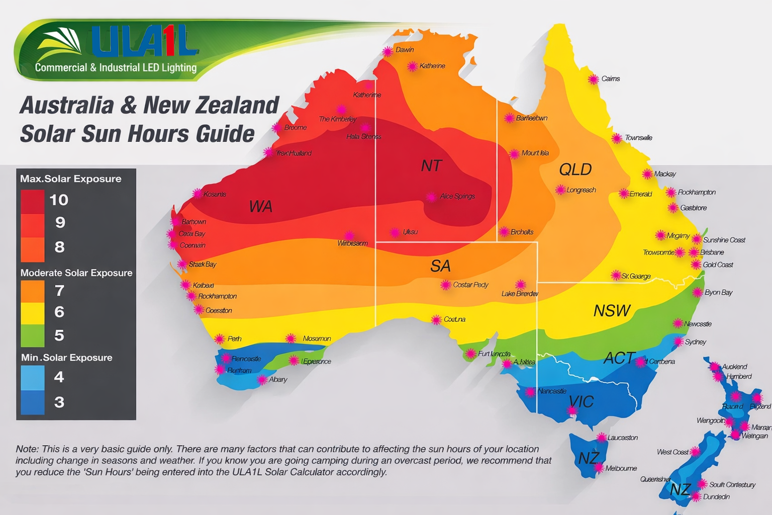 Best Locations in Australia for Solar Street Lighting