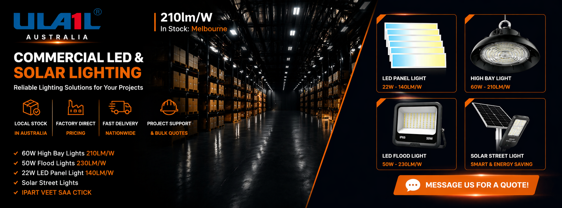 Commercial LED and Solar Lighting Solutions in Australia