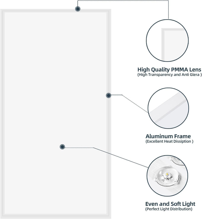 LED Panel Light 595x1195mm 48W | ULPL60120-48W | ULA1L