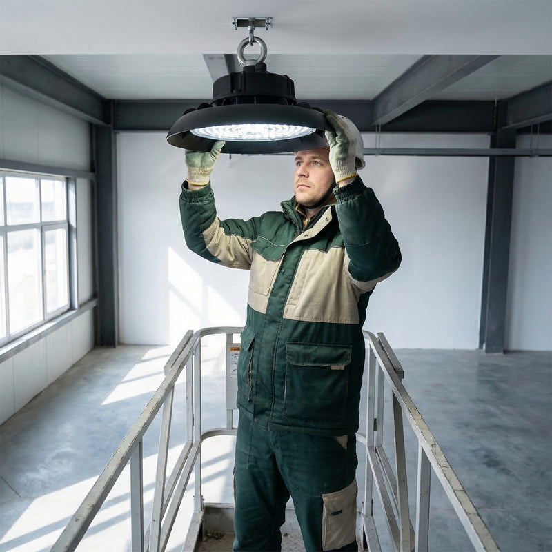 60W LED UFO High Bay Light with motion and daylight sensors 210 lm/w – IP65 – 5 Years Warranty