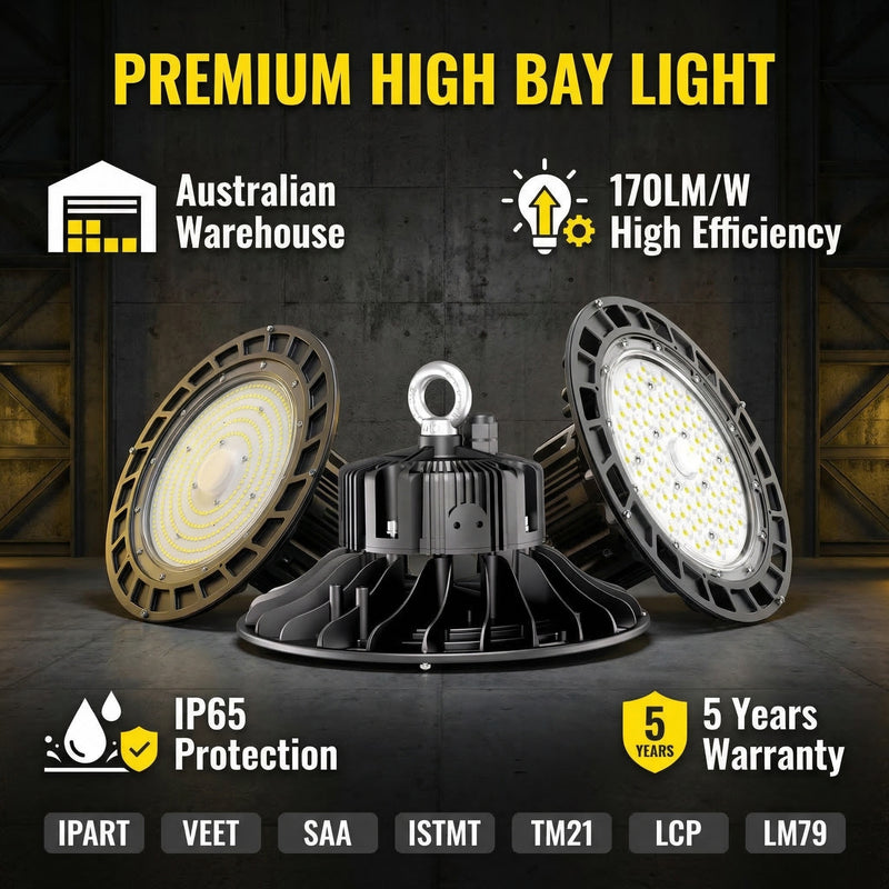 200W UFO LED High Bay Light | Warehouse Lighting Australia | ULA1L