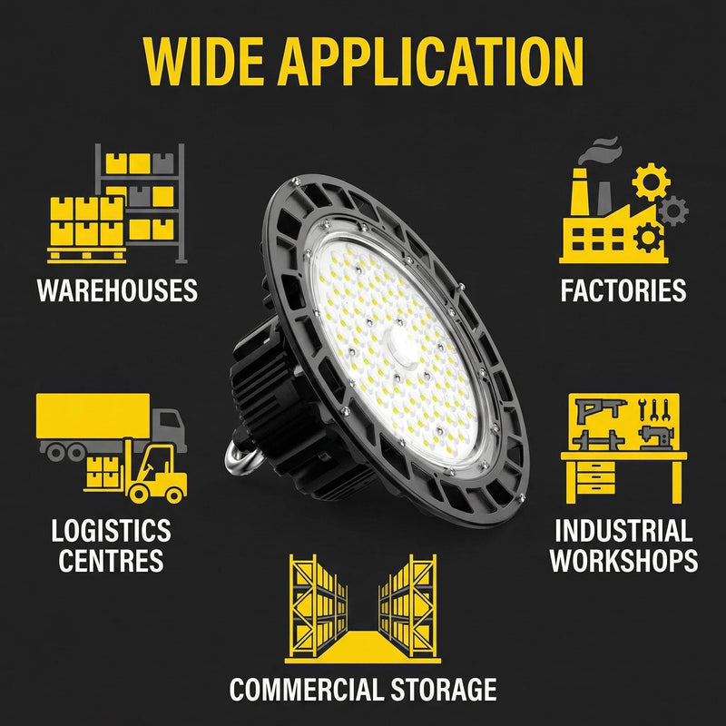 200W UFO LED High Bay Light | Warehouse Lighting Australia | ULA1L